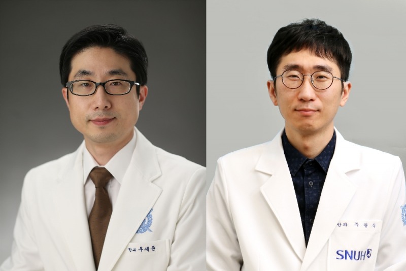 사진=분당서울대병원 안과 우세준 교수(좌), 주광식 교수(우)