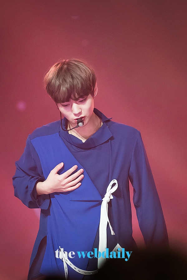워너원(WannaOne) 박지훈, MBC MUSIC '쇼챔피언' 생방송 현장