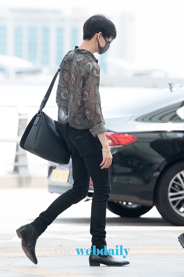갓세븐(GOT7) 뱀뱀, 인천국제공항 출국 현장