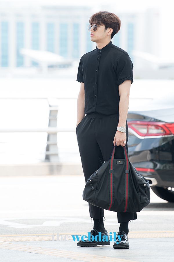 갓세븐(GOT7) 잭슨, 인천국제공항 출국 현장
