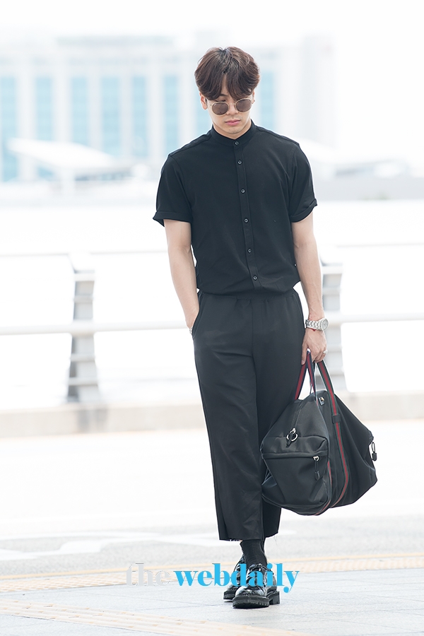 갓세븐(GOT7) 잭슨, 인천국제공항 출국 현장