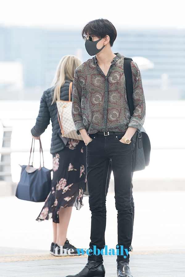 갓세븐(GOT7) 뱀뱀, 인천국제공항 출국 현장
