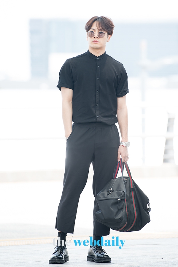 갓세븐(GOT7) 잭슨, 인천국제공항 출국 현장