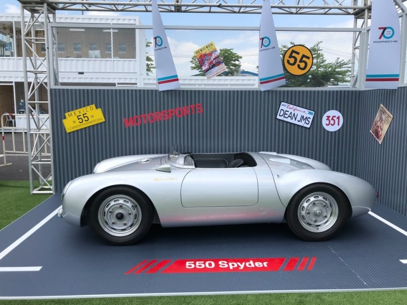전설의 스포츠가 포르쉐 550 스파이더.(사진=최영록 기자)