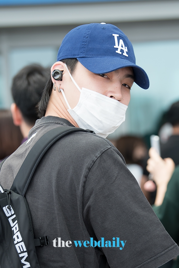 갓세븐(GOT7) 제이비, 인천국제공항 출국 현장