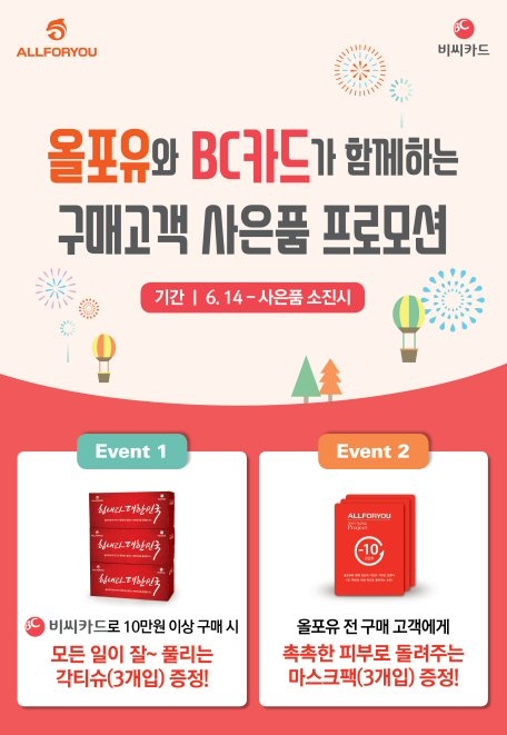 사은품 증정 이벤트 이미지. (사진=한성에프아이)