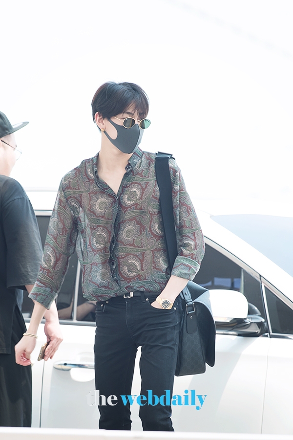 갓세븐(GOT7) 뱀뱀, 인천국제공항 출국 현장