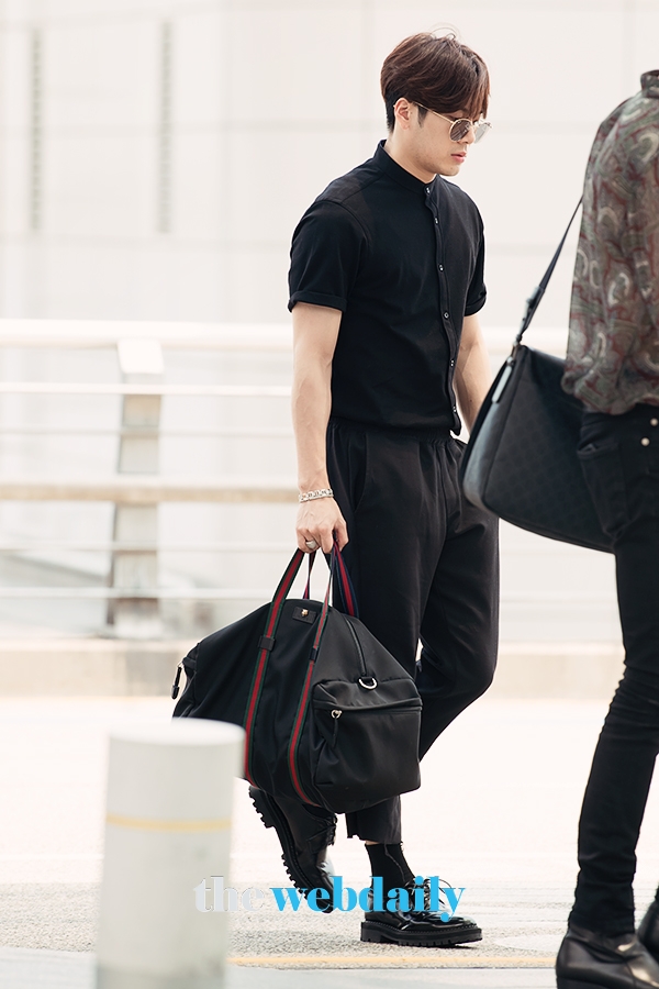 갓세븐(GOT7) 잭슨, 인천국제공항 출국 현장