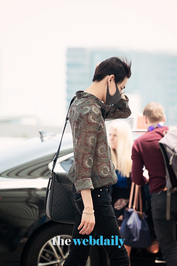 갓세븐(GOT7) 뱀뱀, 인천국제공항 출국 현장