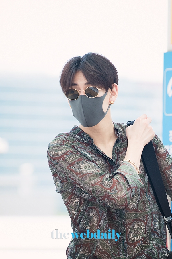 갓세븐(GOT7) 뱀뱀, 인천국제공항 출국 현장