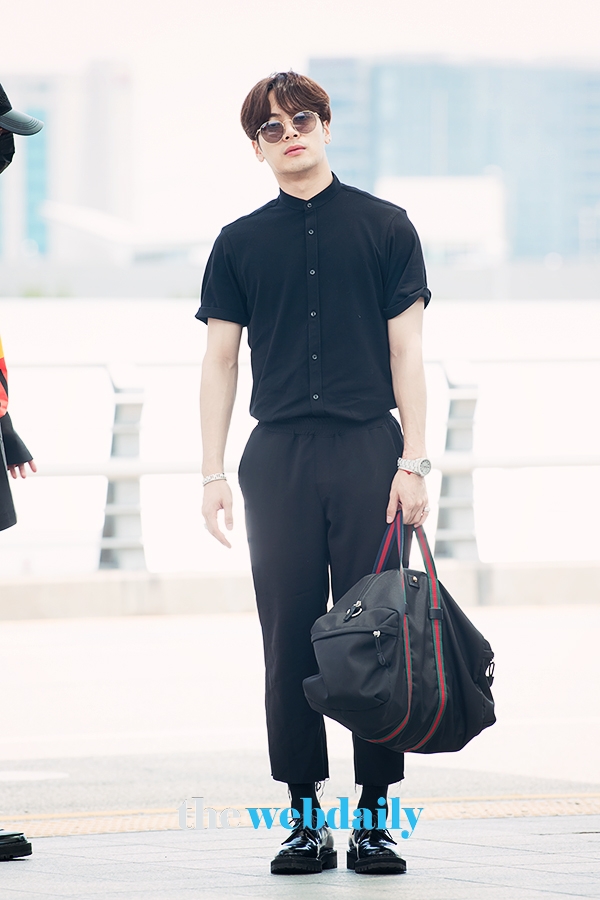 갓세븐(GOT7) 잭슨, 인천국제공항 출국 현장