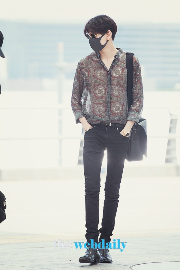 갓세븐(GOT7) 뱀뱀, 인천국제공항 출국 현장