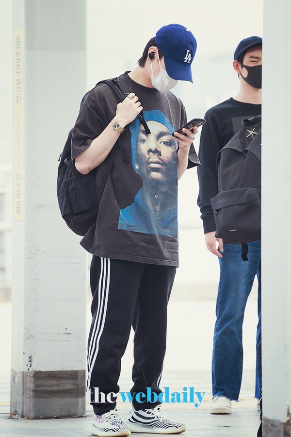 갓세븐(GOT7) 제이비, 인천국제공항 출국 현장