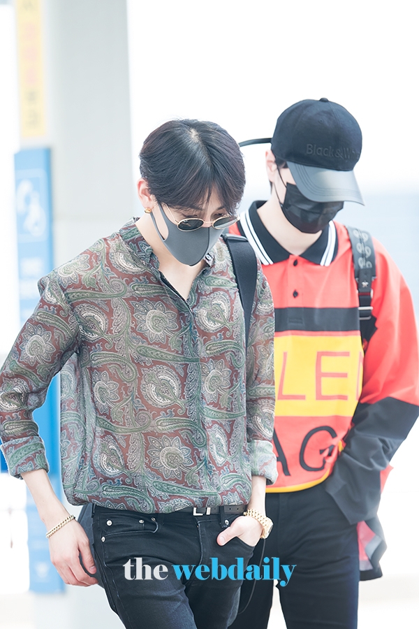 갓세븐(GOT7) 뱀뱀-유겸, 인천국제공항 출국 현장