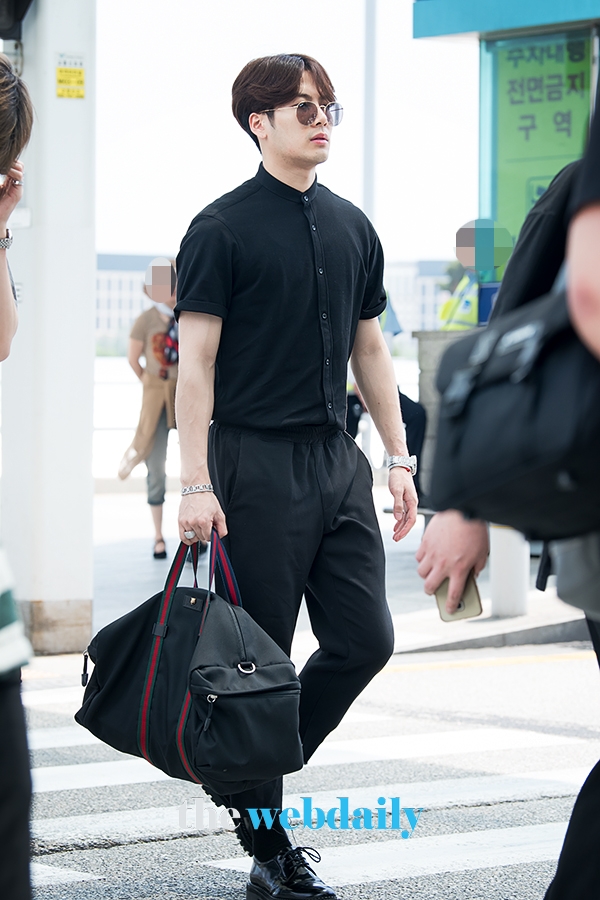 갓세븐(GOT7) 잭슨, 인천국제공항 출국 현장