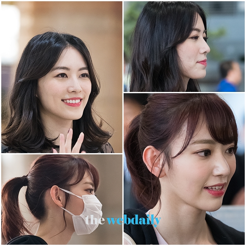 마츠이쥬리나(松井珠理奈)-미야와키사쿠라(宮脇咲良), 김포국제공항 출국 현장