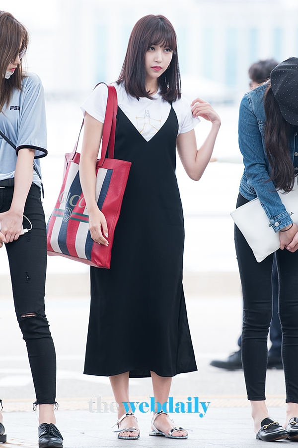 트와이스(TWICE) 미나, 인천국제공항 출국 현장