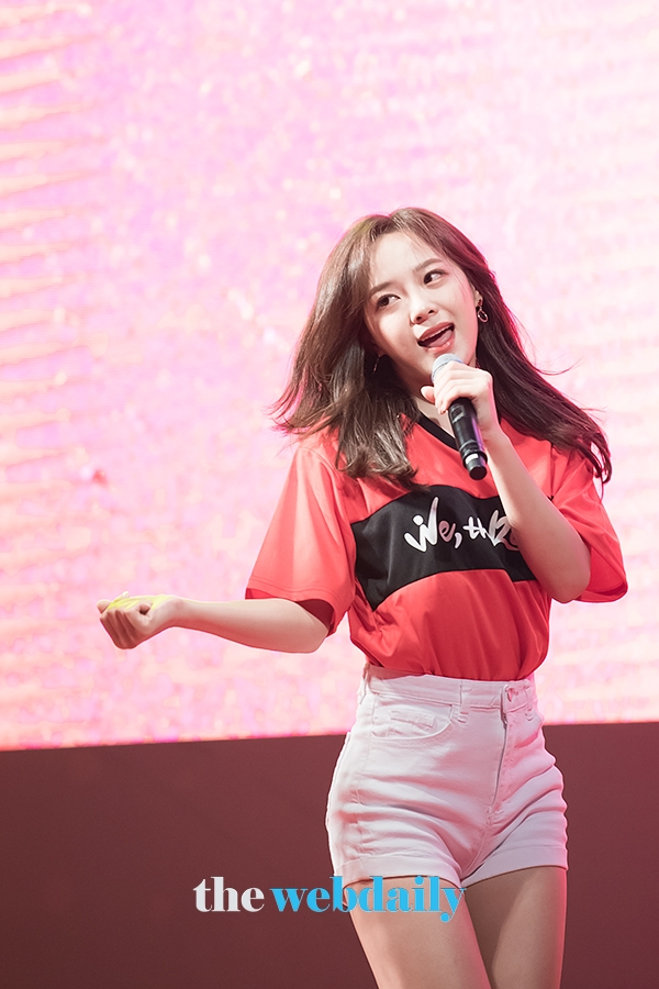 구구단 세정, '2018 러시아 월드컵' 스웨덴전 응원 공연
