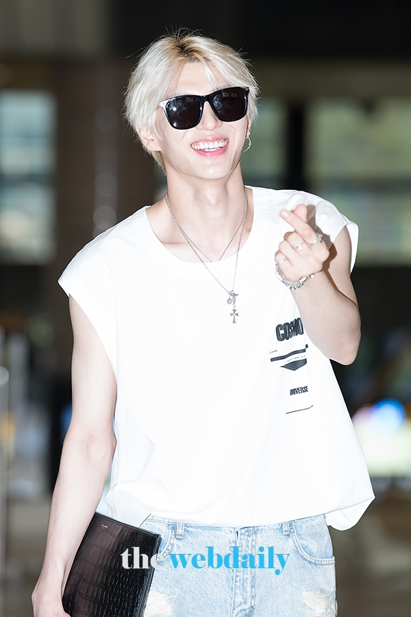 빅스(VIXX) 레오, 김포국제공항 출국 현장