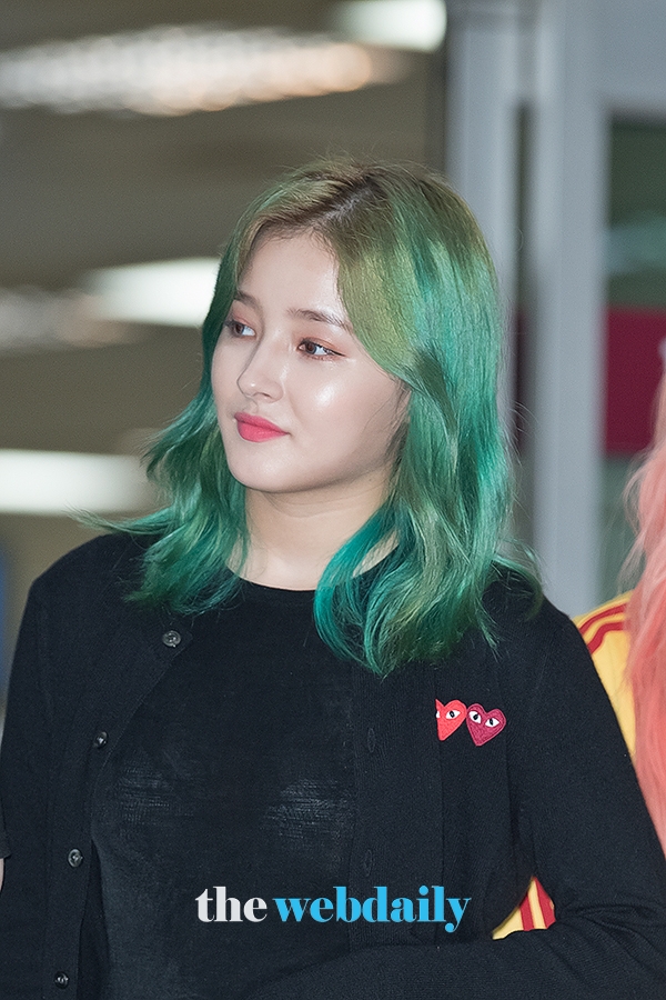 모모랜드(MOMOLAND) 낸시, 김포국제공항 입국 현장