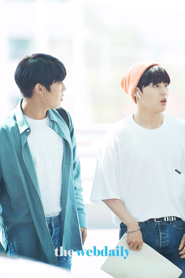 WannaOne(워너원) 박우진-하성운, 인천국제공항 출국 현장