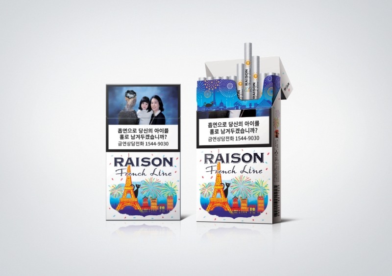 레종 프렌치 라인(RAISON　FRENCH LINE)’ 제품 (사진=KT&G)