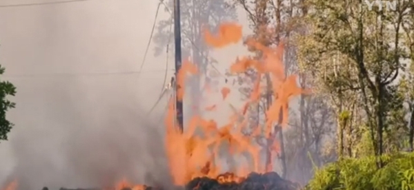 하와이섬 화산 용암, 심상치 않다....지금도 쉬지않고 나오는 '상상초월 양'