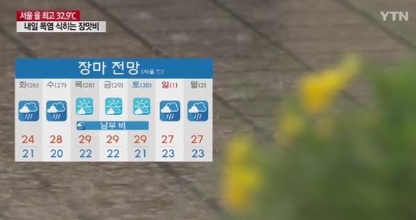 장마전선 북상, 매년 찾아오는 夏 불청객...꿉꿉한 하루 알리미