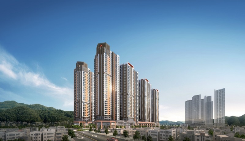 동래 3차 SK VIEW 투시도.(사진=SK건설)