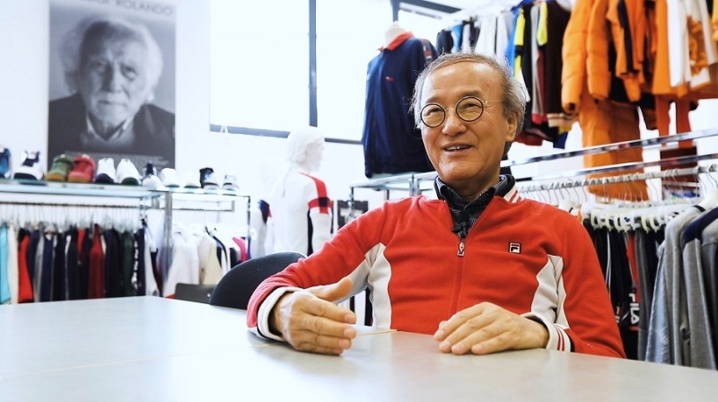 휠라 윤윤수 회장.(사진=휠라)