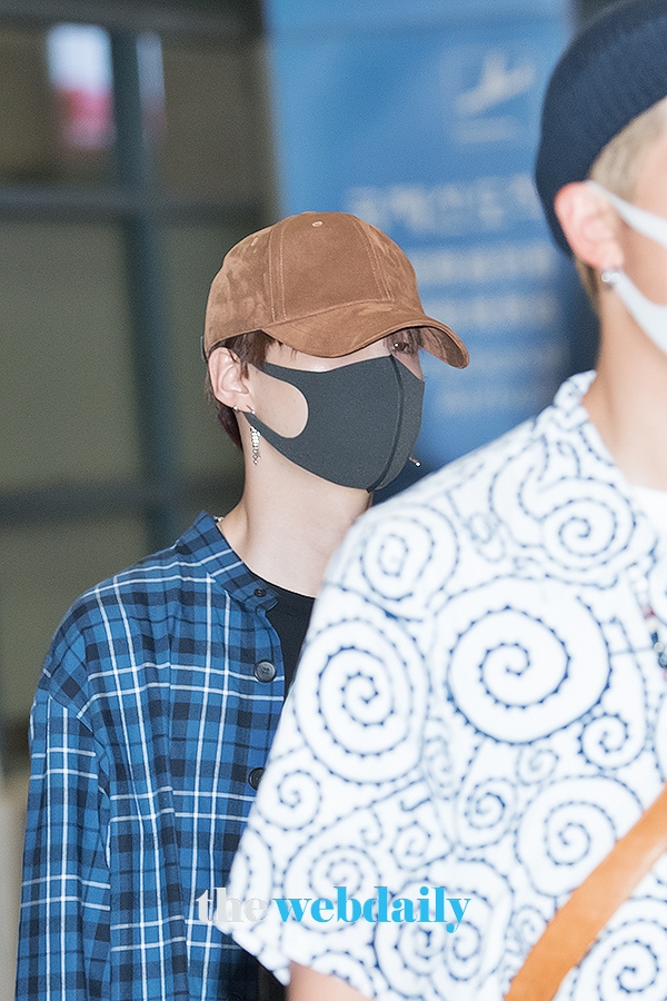 방탄소년단(BTS) 슈가, 인천국제공항 입국 현장