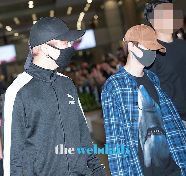 방탄소년단(BTS) 정국-슈가, 인천국제공항 입국 현장