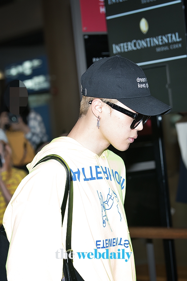 방탄소년단(BTS) 지민, 인천국제공항 입국 현장