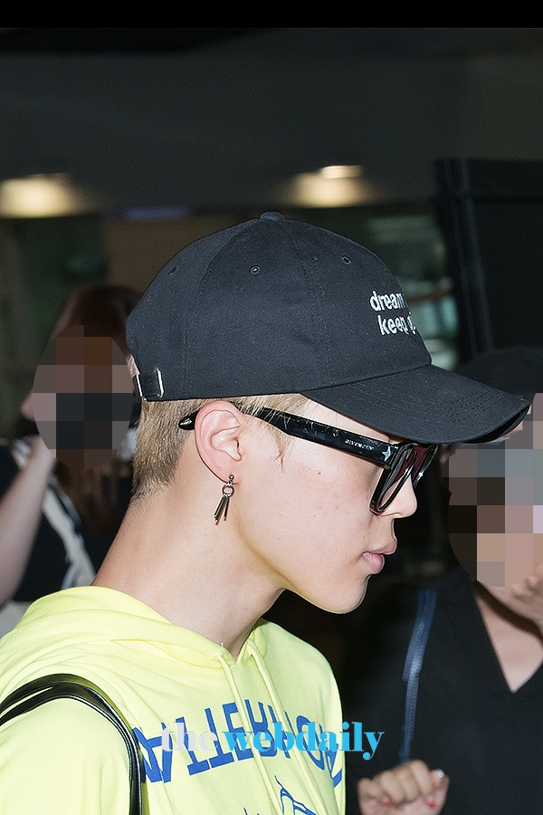 방탄소년단(BTS) 지민, 인천국제공항 입국 현장