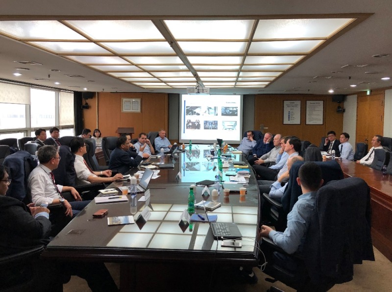 참석자들이 발표와 논의를 하고 있다.(사진=쌍용자동차)