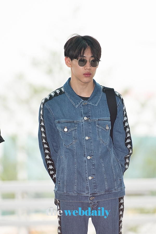 갓세븐(GOT7) 뱀뱀, 인천국제공항 출국 현장