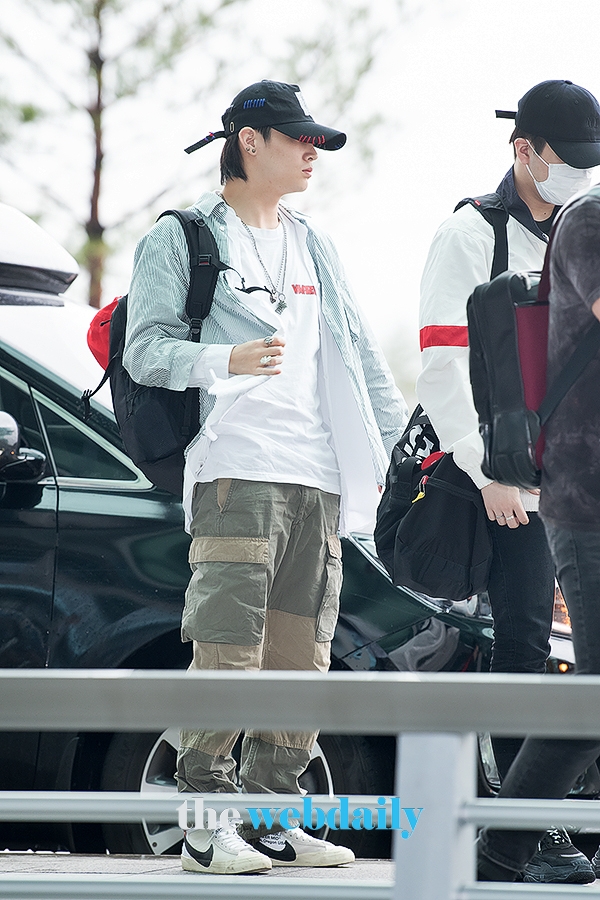 갓세븐(GOT7) 제이비, 인천국제공항 출국 현장