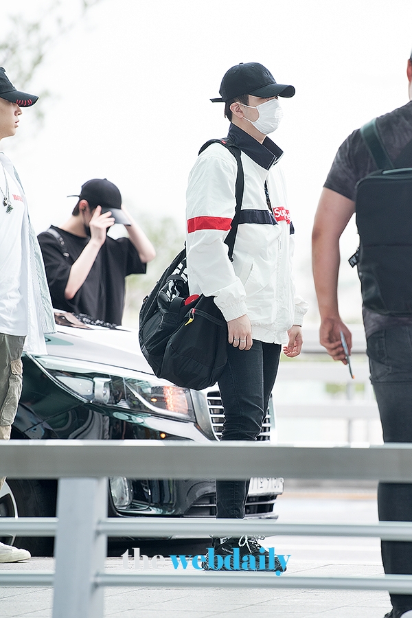 갓세븐(GOT7) 영재, 인천국제공항 출국 현장