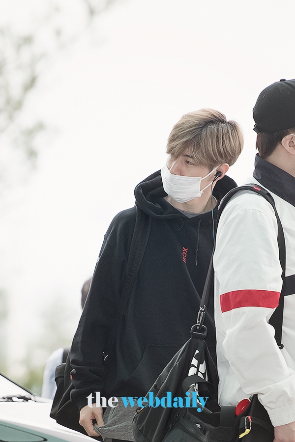 갓세븐(GOT7) 마크, 인천국제공항 출국 현장