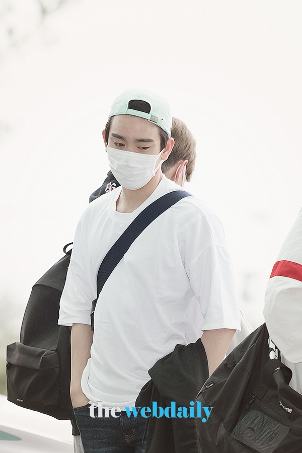 갓세븐(GOT7) 진영, 인천국제공항 출국 현장