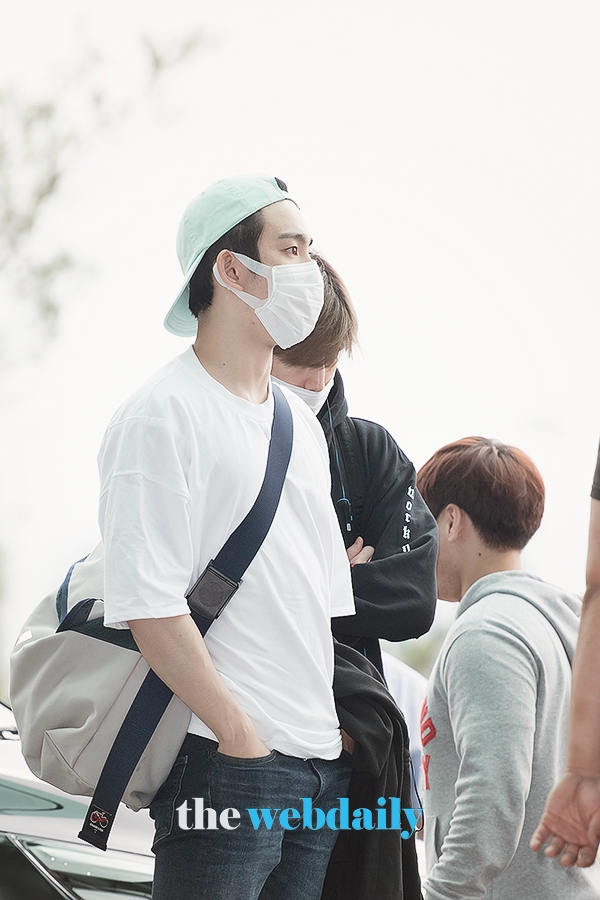 갓세븐(GOT7) 진영-마크, 인천국제공항 출국 현장