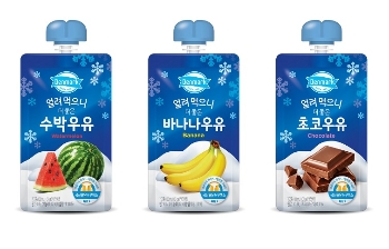 동원F&B ‘덴마크 얼려먹으니 더 좋은 우유’ 3종 출시