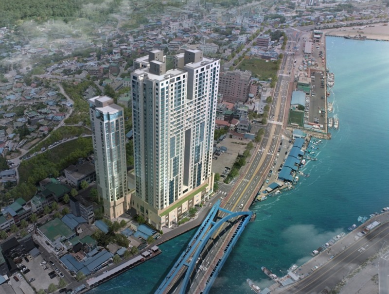 힐스테이트 속초 센트럴 조감도.(사진=리얼투데이)