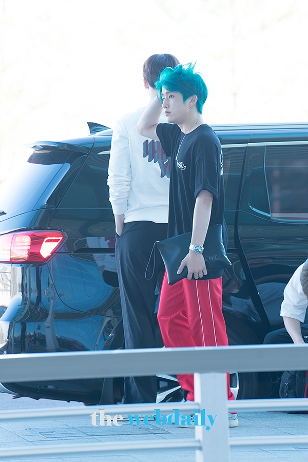 아스트로(ASTRO) 진진, 인천국제공항 출국