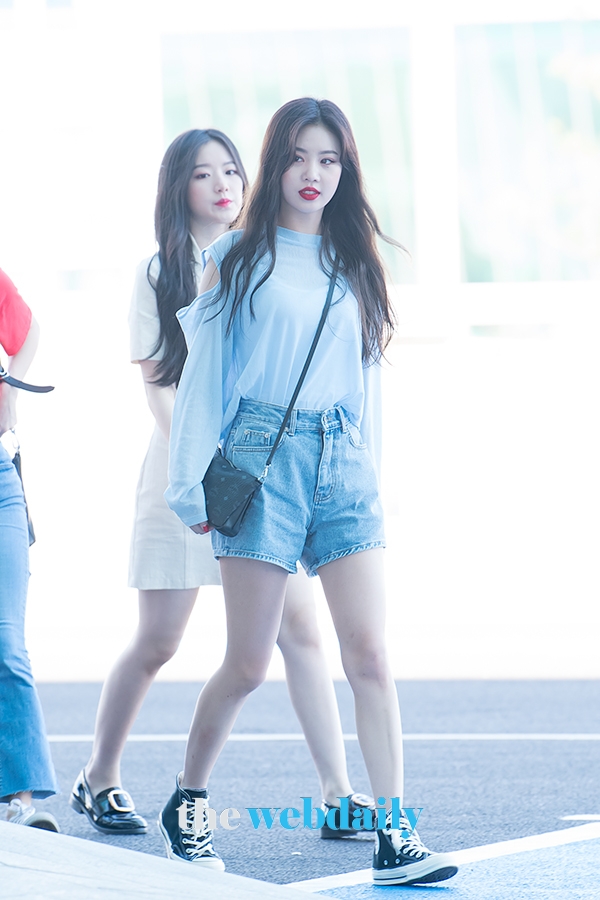 (여자)아이들 수진, 인천국제공항 출국