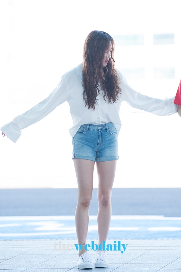 (여자)아이들 우기, 인천국제공항 출국