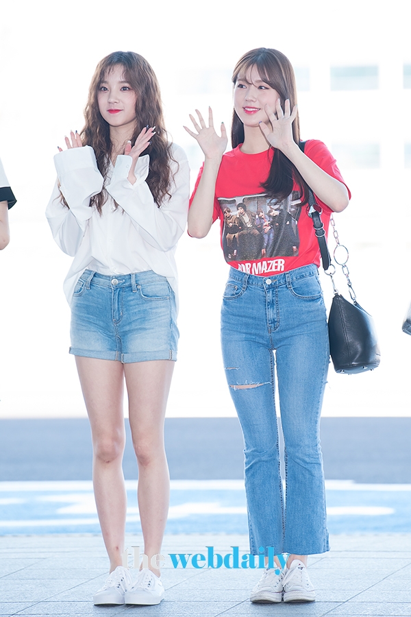 (여자)아이들 우기-미연, 인천국제공항 출국
