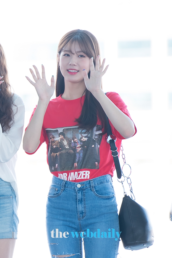 (여자)아이들 미연, 인천국제공항 출국