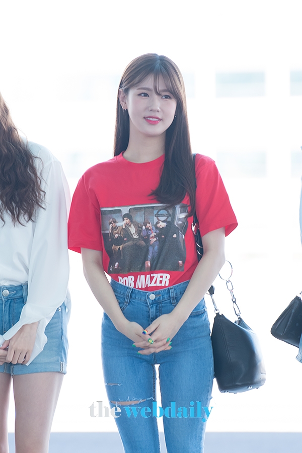 (여자)아이들 미연, 인천국제공항 출국