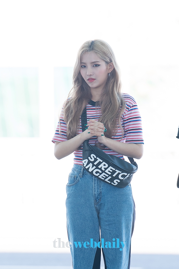 (여자)아이들 소연, 인천국제공항 출국